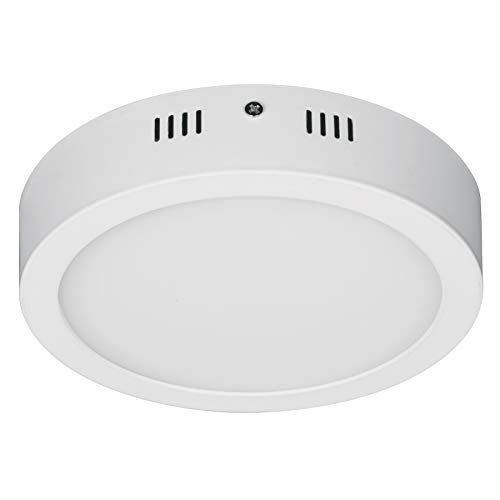 Round ceiling, modern, 12W, 6500K, LED, white