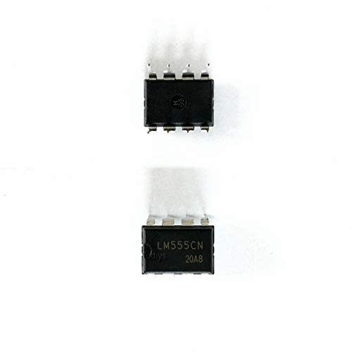 Todiys New 20Pcs for 555CN LM555 LM555CN NE555 NE555P DIP-8 Single High Precision Timer IC Chip LM555C