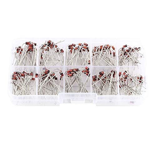 Diode Set 10Values Zener Diode Assortment Alternators Generators Diodes Electronic Kit 1N4728~1N4737 With Storage Box 200pcs