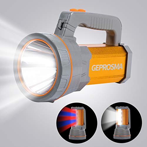 Linterna reflector LED manual ultra brillante y recargable de alta potencia