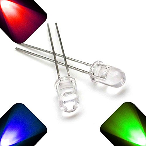 5mm Round Top RGB Slow Auto Change LED - Ultra Bright (Pack of 10)
