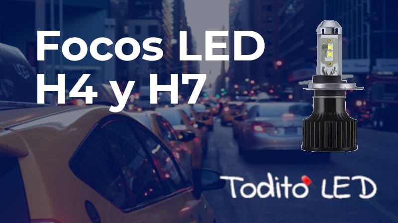 Focos LED H4 y H7: ¿Cómo seleccionar las mejores luces par auto y motocicleta?