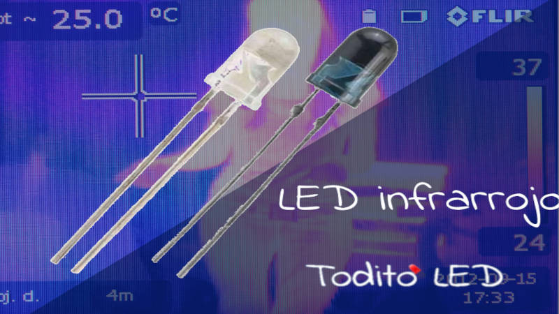 LED infrarrojos: características y funcionamiento del emisor y receptor de infrarrojo.